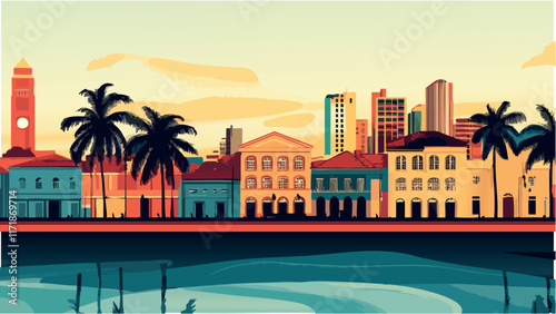 The Vibrant Waterfront of Recife.eps