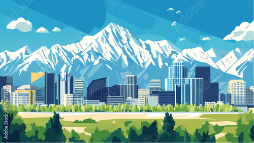 Salt Lake City Skyline