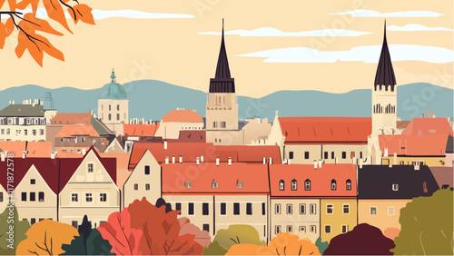 Zagreb's Iconic Rooftops and Landmarks
