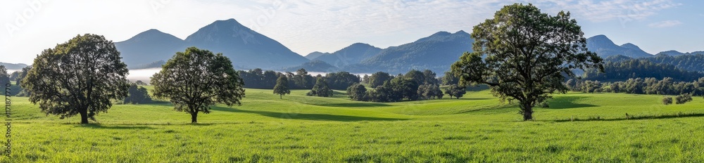 Obraz premium panorama of the mountains in autumn