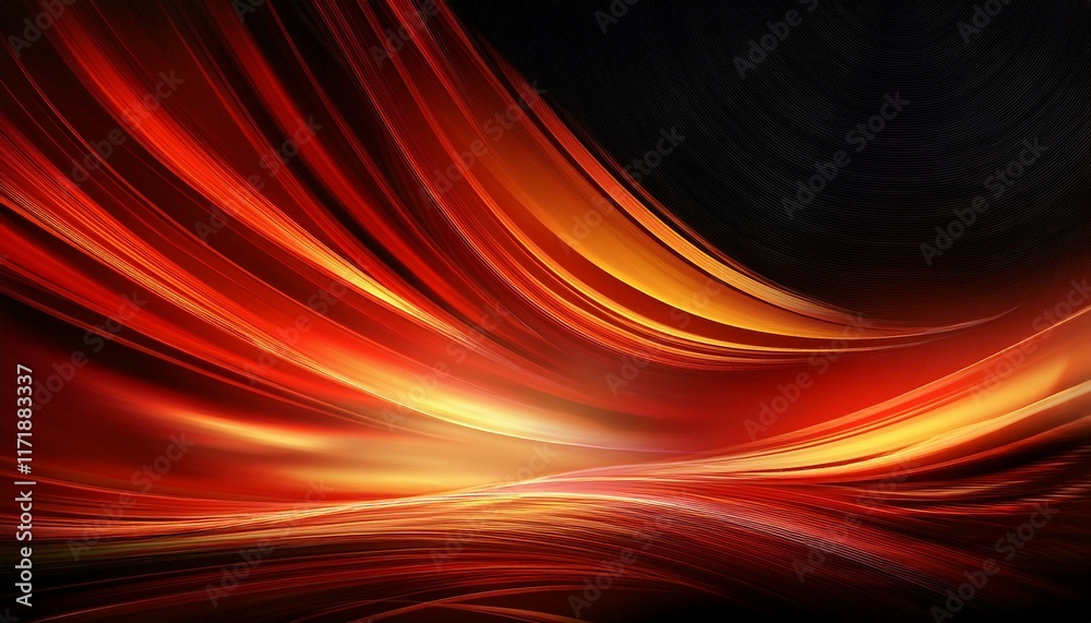 Fiery Abstract Background. Swirling Red and Orange Hues. Fiery Abstract Background. Swirling Red and Orange Hues.
