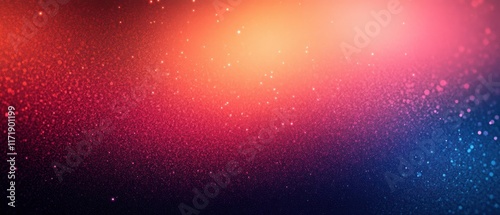 Abstract Background Red Blue Black Grainy Texture Noise Gradient Vibrant Design