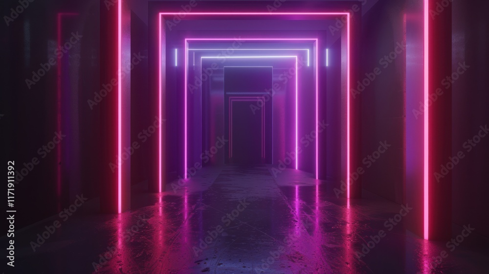 Neon Corridor Neon Corridor