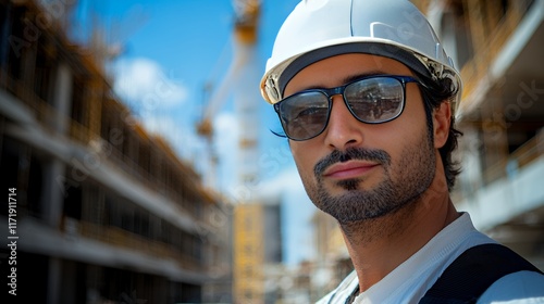 Portrait of a Confident Construction Worker