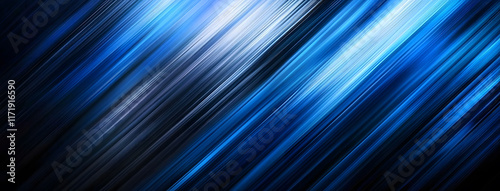 Abstract blue lines form a bright, textured pattern with a gradient of light and dark blue colors photo