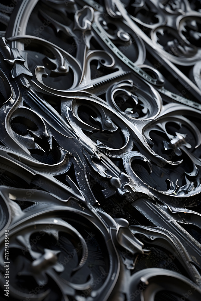 Intricate Gothic Font Design Evoking the Mystique of Medieval Manuscripts Intricate Gothic Font Design Evoking the Mystique of Medieval Manuscripts
