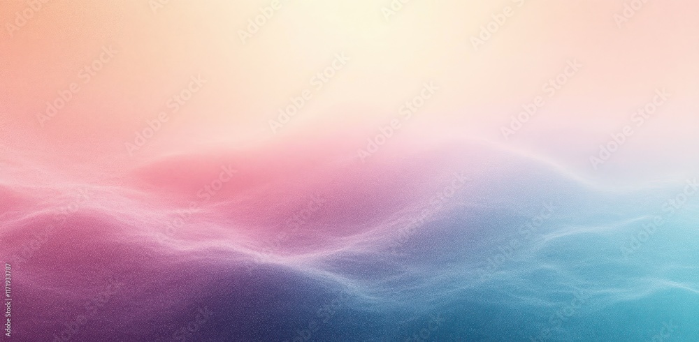 Obraz premium Pastel Gradient Background Soft Focus Light Grainy Texture Blur Abstract Banner Copy Space