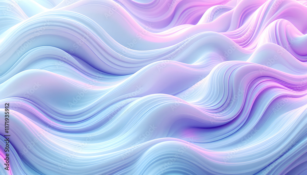 Abstract Pastel Wave Background: Dreamy Swirls of Light Blue and Purple Hues Abstract Pastel Wave Background: Dreamy Swirls of Light Blue and Purple Hues