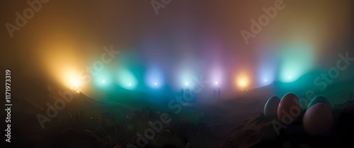 Easter captured as colorful invocations sharing experiences beautifully