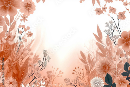 Abstract pink spring themed background with copy space