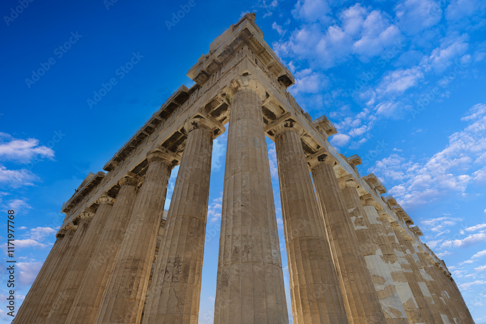 Ancient landmark citadel Acropolis of Athens, Greece.