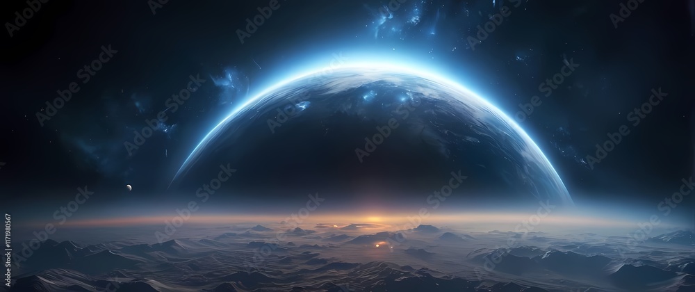 Immense views of space travel depicted through stunning cosmic illustrations Immense views of space travel depicted through stunning cosmic illustrations