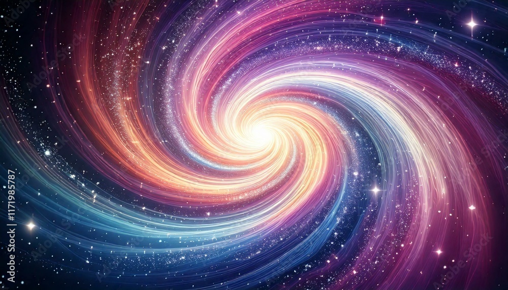 spiral galaxy with smooth gradients spiral galaxy with smooth gradients