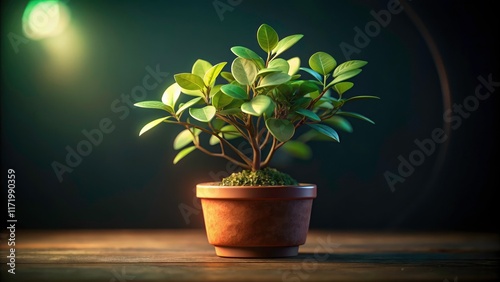 Whimsical tilt-shift animation of a plant, drawn in one continuous line, evokes a miniature world.