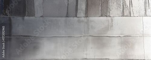 Abstract background showing a textured wall with horizontal stripes in shades...