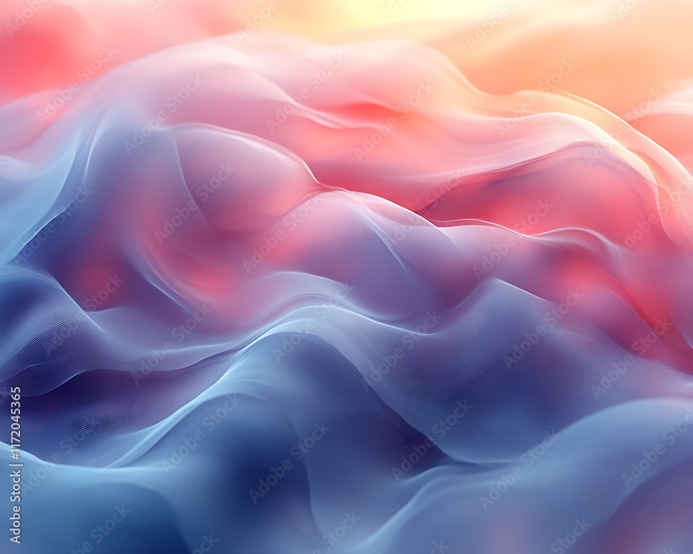 Obraz premium Abstract pastel wave background. (3)