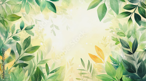 Elegant wedding invitation card background vector. Minimal hand painted watercolor botanical flowers texture template background. Design for wedding, vip cover, poster, rsvp moderncard.Valentine's Day