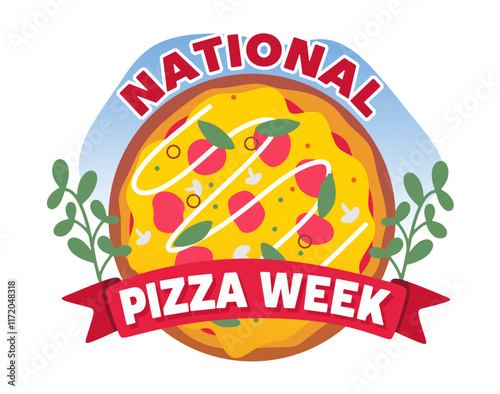 Happy National Pizza Week with a delicious pizza