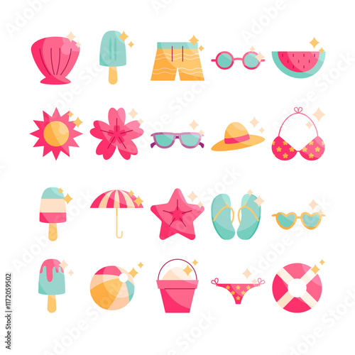 001 ILUSTROFLAT ICON ADS TRAVEL ELEMENTS 6
