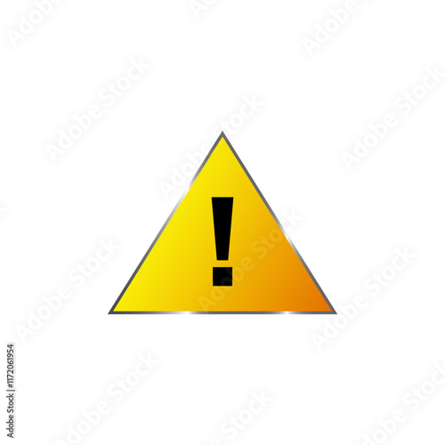 warning icon caution alert attention sign symbol with exclamation mark vector isolated 