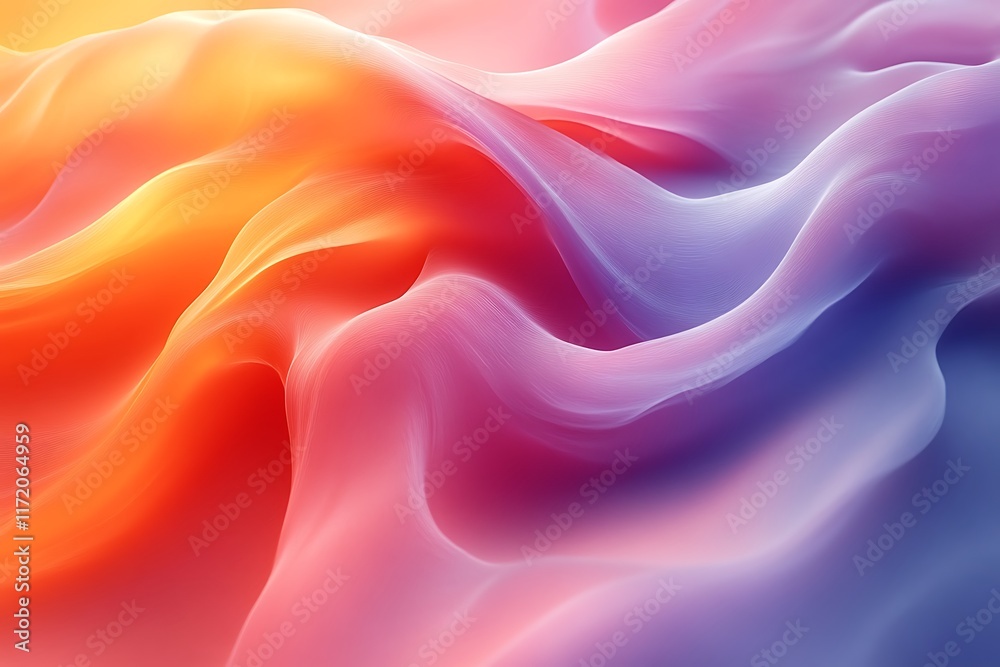Abstract colorful flowing waves. (4) Abstract colorful flowing waves. (4)