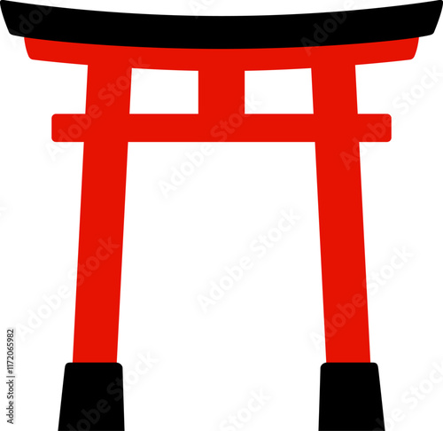神社を案内する標識