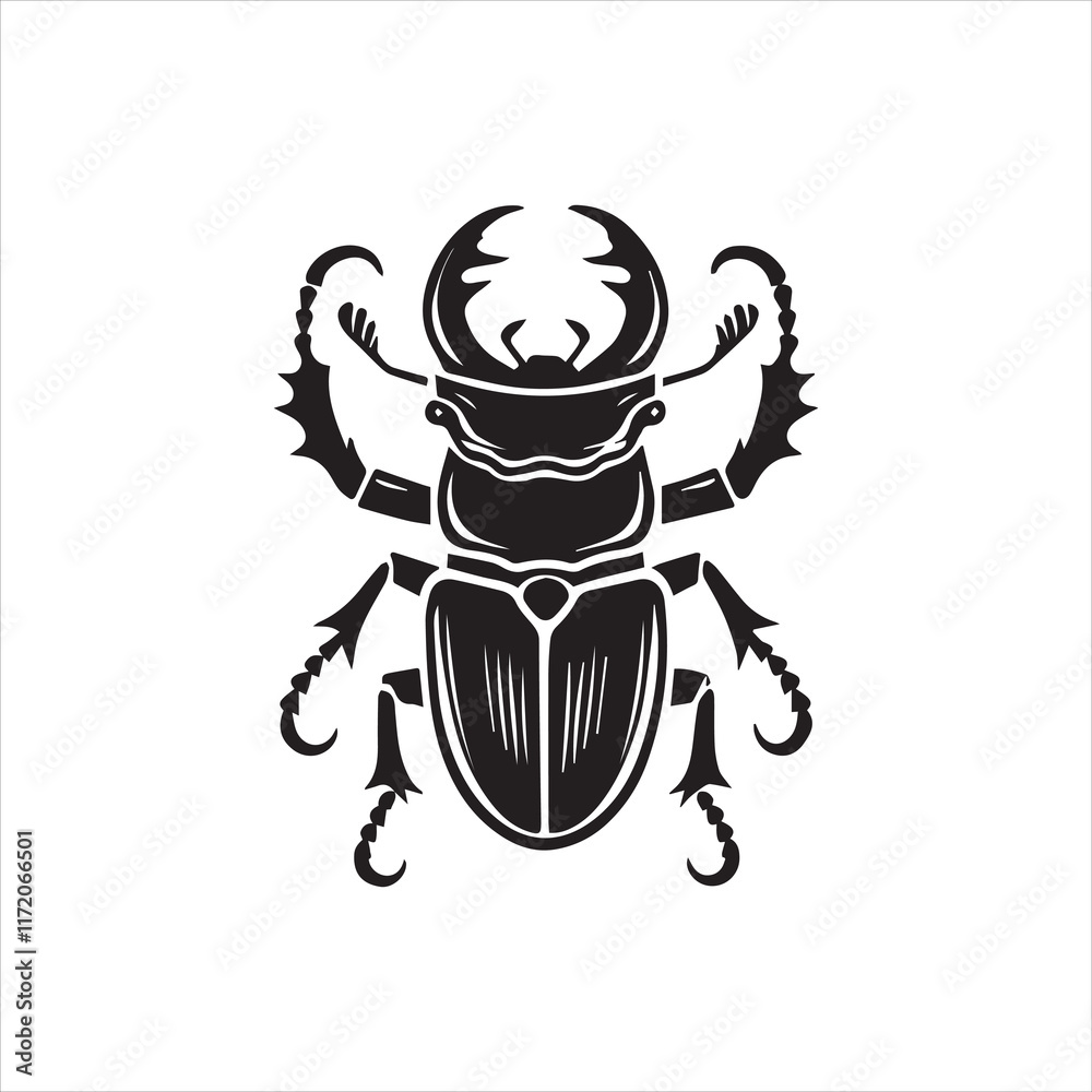 Fototapeta premium illustration of a insect tattoo