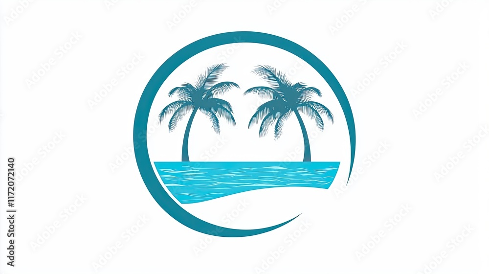 A stylized logo featuring two palm trees and water, evoking a tropical paradise. A stylized logo featuring two palm trees and water, evoking a tropical paradise.