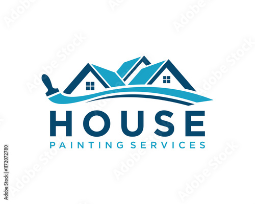 House painting service logo