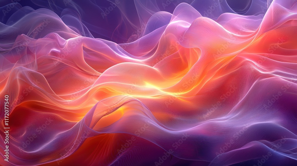 Abstract waves of color create a dynamic and fluid visual experience. Abstract waves of color create a dynamic and fluid visual experience.