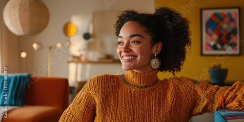 Airbnb Host Welcomes Diverse Guests in Modern Living Room