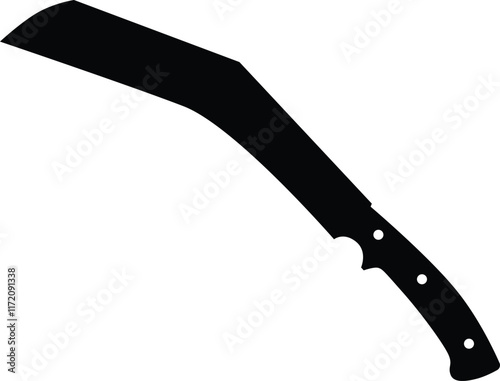 Silhouette of a knife