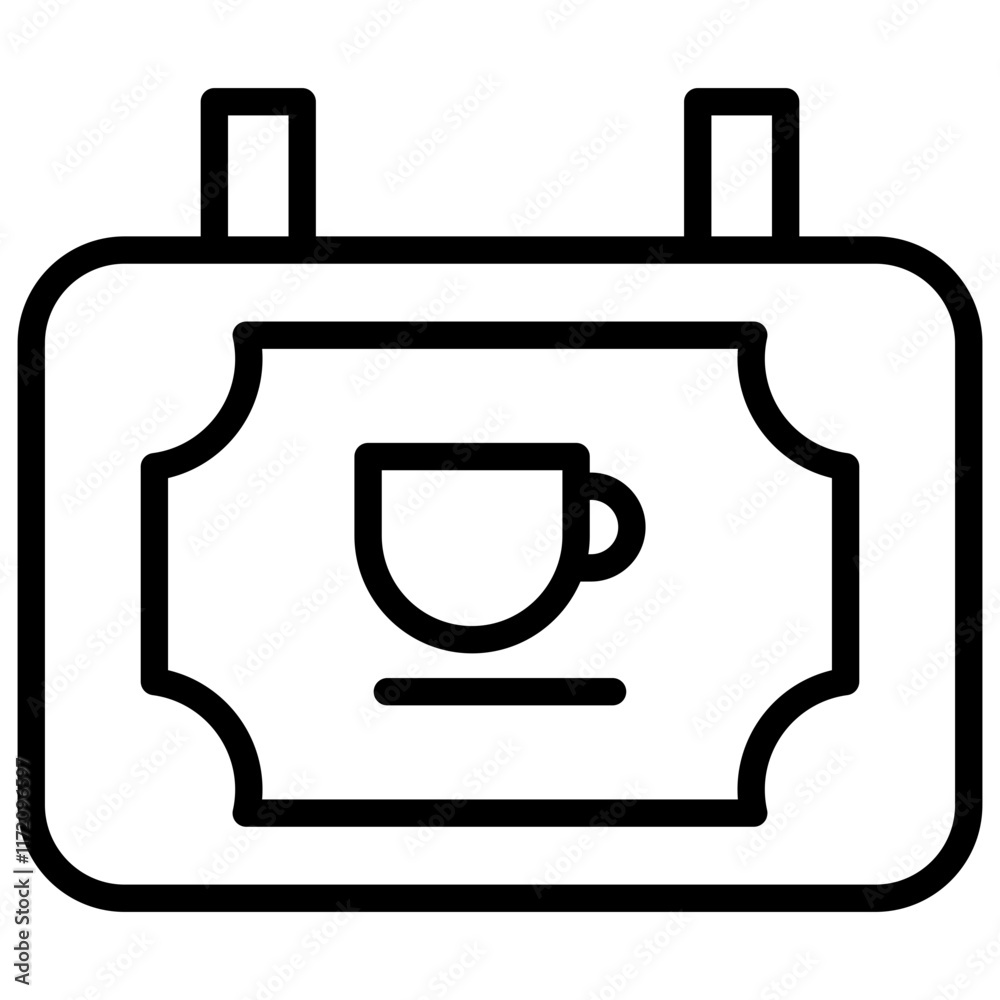 Obraz premium Cafeteria Icon