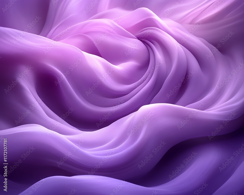 Obraz premium Swirling purple fabric texture.
