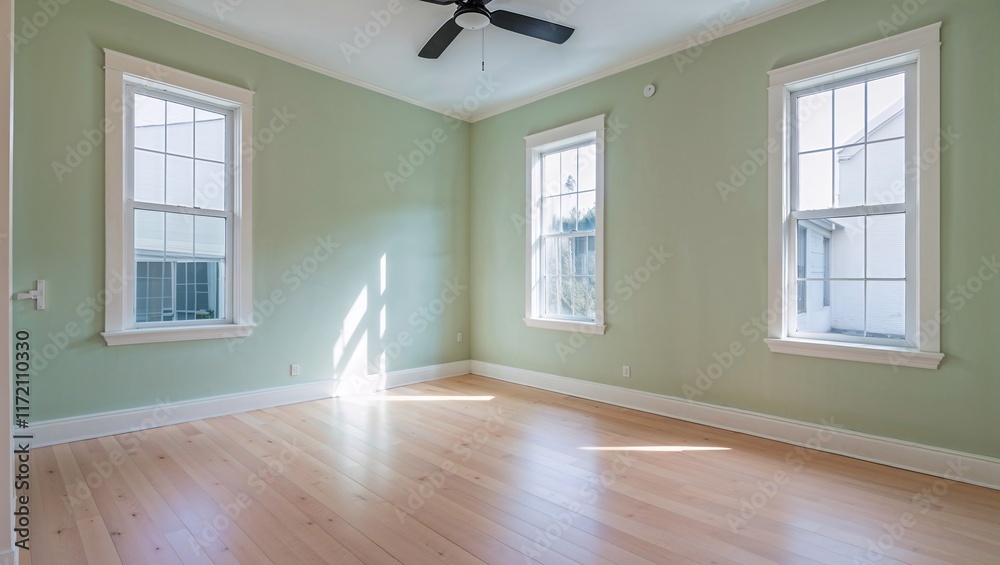 Fototapeta premium empty room with floor