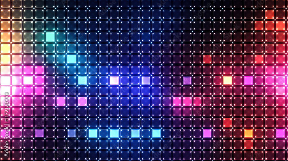 A futuristic heatmap with glowing, gradient-filled squares dynamically arranged on a polished holographic grid, creating a high-tech, data-driven visualization with vibrant colors A futuristic heatmap with glowing, gradient-filled squares dynamically arranged on a polished holographic grid, creating a high-tech, data-driven visualization with vibrant colors