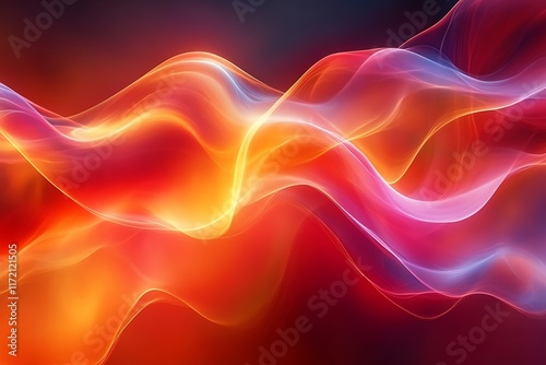 Wallpaper Mural Abstract wave of vibrant light. Torontodigital.ca