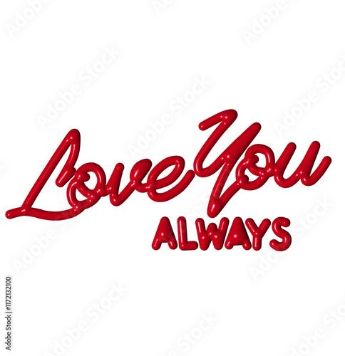 Obraz na płótnie 3D Love you always