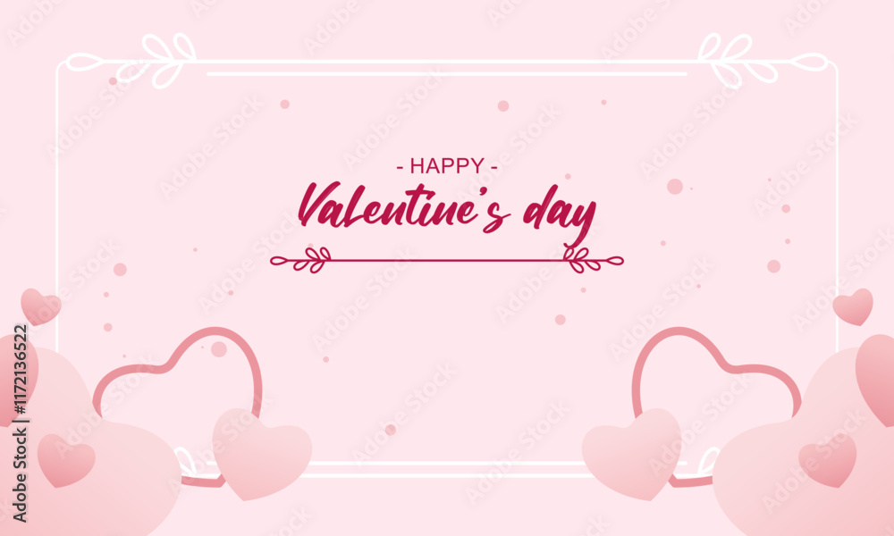 Cupids sky valentine day background Cupids sky valentine day background
