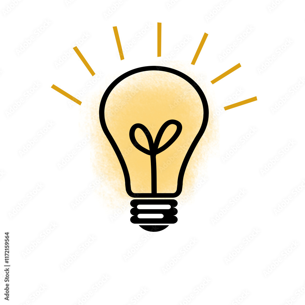 light bulb icon isolate background illustration light bulb icon isolate background illustration