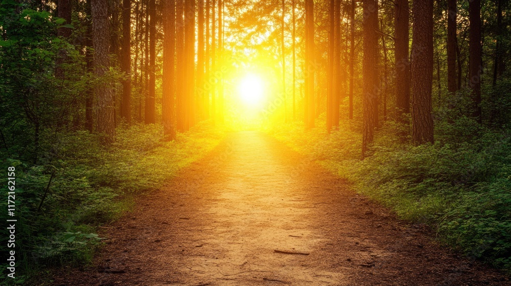 A brightly lit path through a dark forest, symbolizing clarity and direction. A brightly lit path through a dark forest, symbolizing clarity and direction.