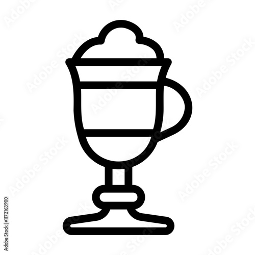 frappepucino Line Icon