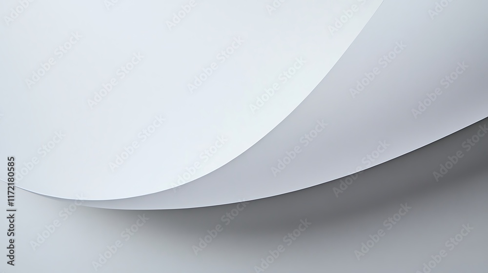 Abstract White Paper Curving Design Background Abstract White Paper Curving Design Background