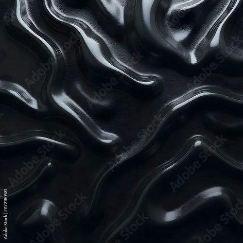 Glossy polyethylene texture dark color 