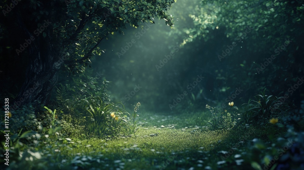 Fototapeta premium Forest park landscape