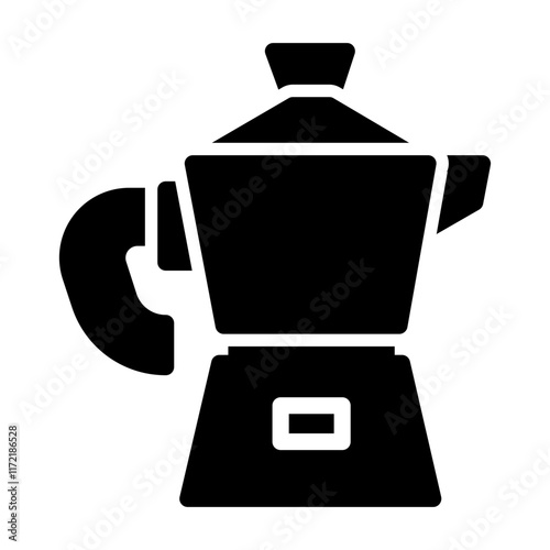 moka pot Solid icon