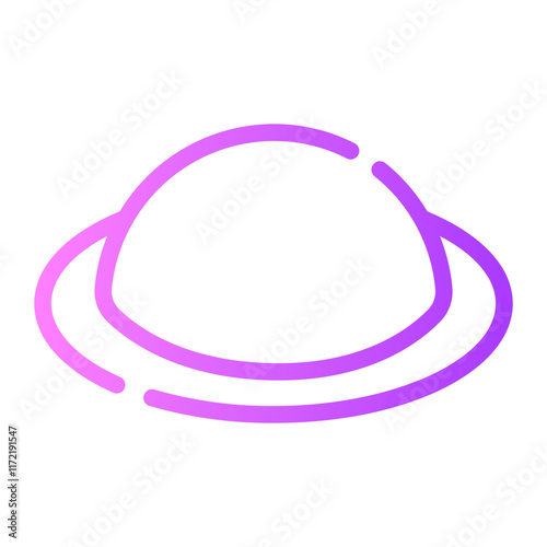 diaphragm gradient icon