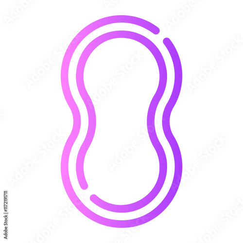 vaginal ring gradient icon