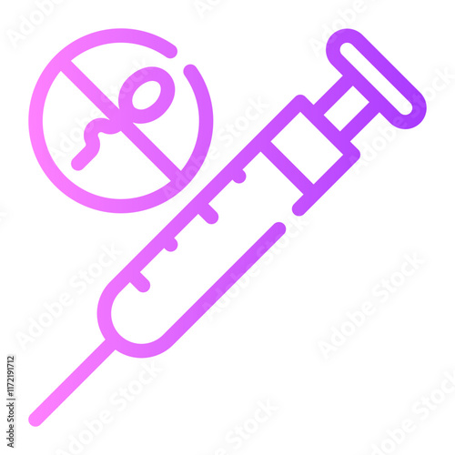 syringe gradient icon