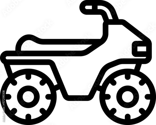 ATV Line Icon